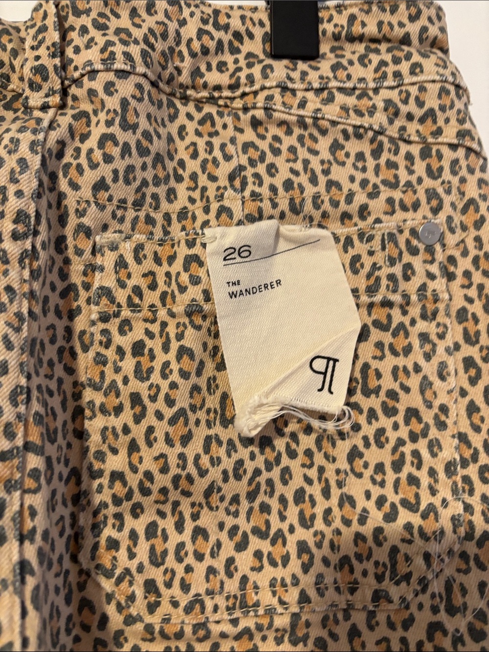 Pilcro Anthropologie The Wanderer Leopard print jeans - Picture 3 of 4